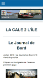 Mobile Screenshot of lacale2lile.fr